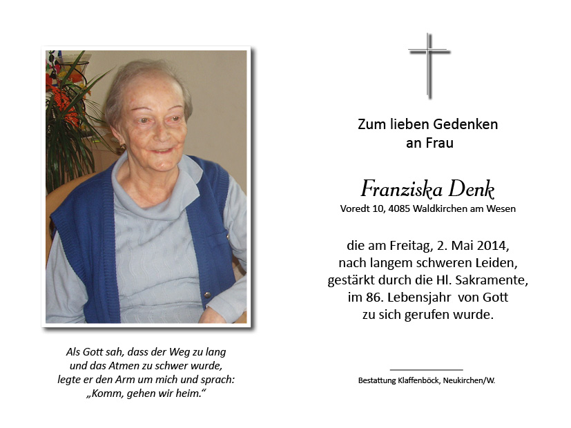 Franziska  Denk