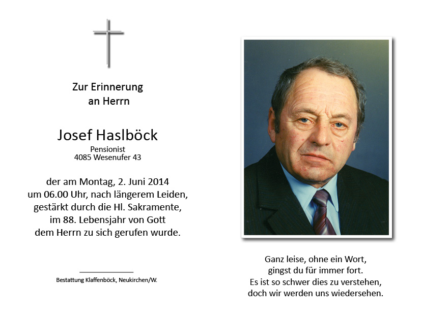 Josef  Haslböck