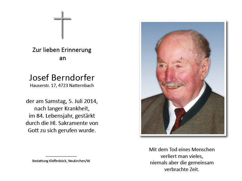 Josef  Berndorfer