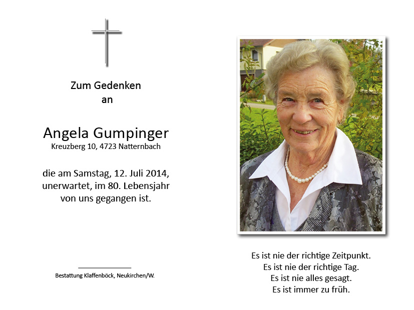 Angela  Gumpinger