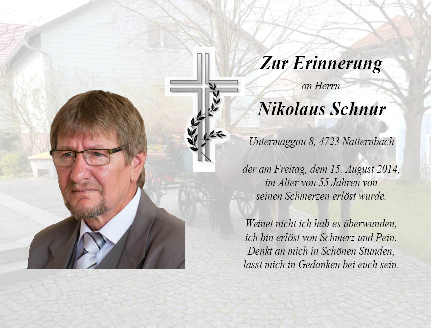 Nikolaus  Schnur