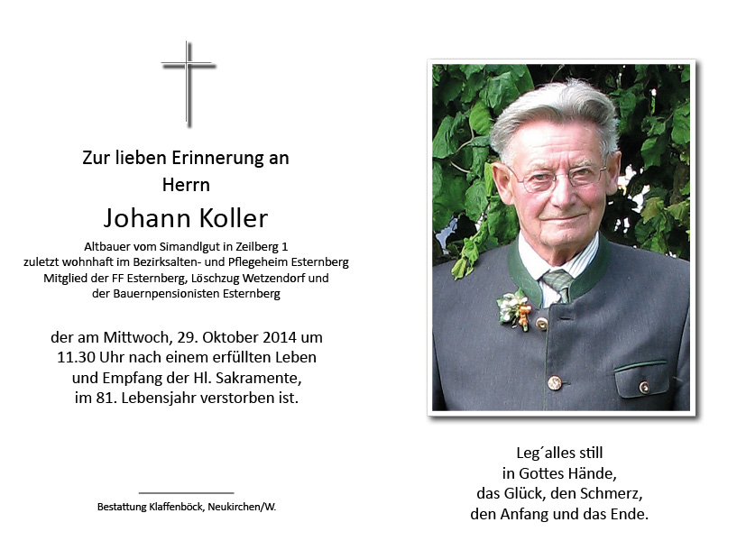 Johann  Koller