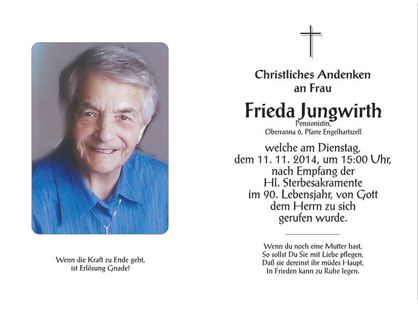 Frieda  Jungwirth