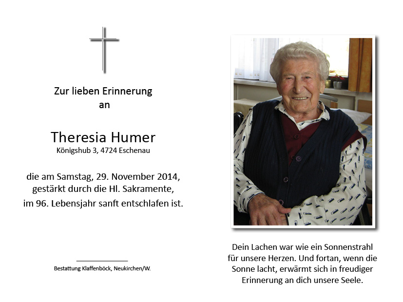 Theresia  Humer