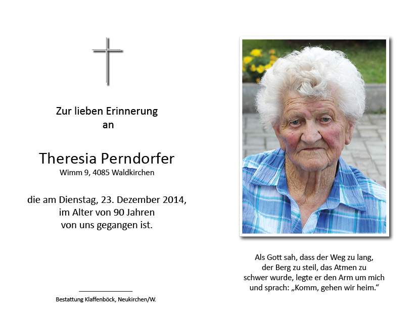 Theresia  Perndorfer