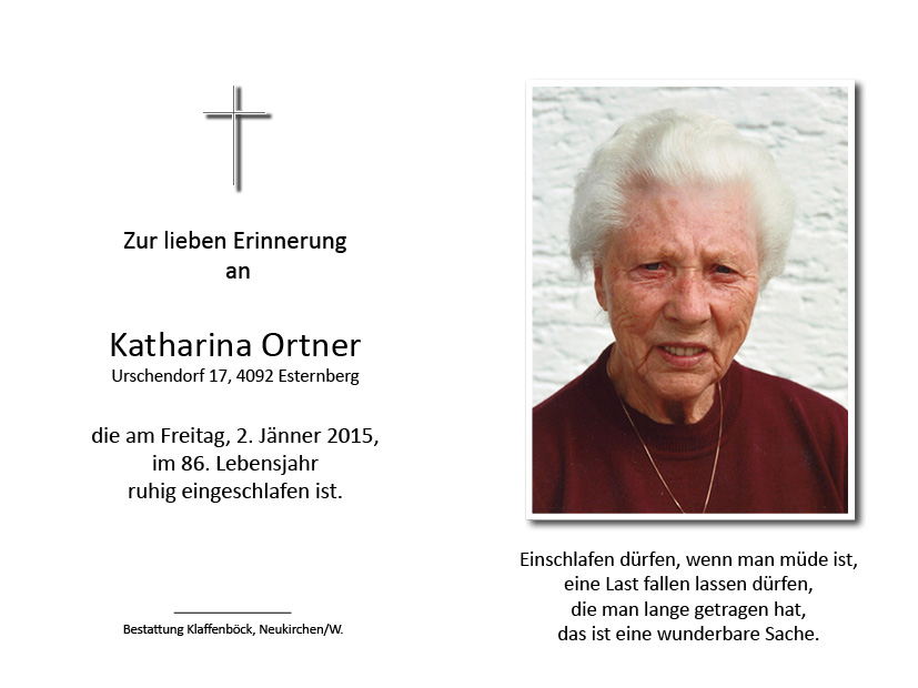 Katharina  Ortner