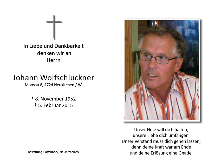 Johann  Wolfschluckner