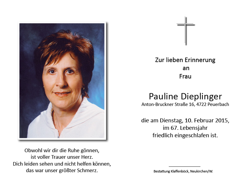 Pauline  Dieplinger