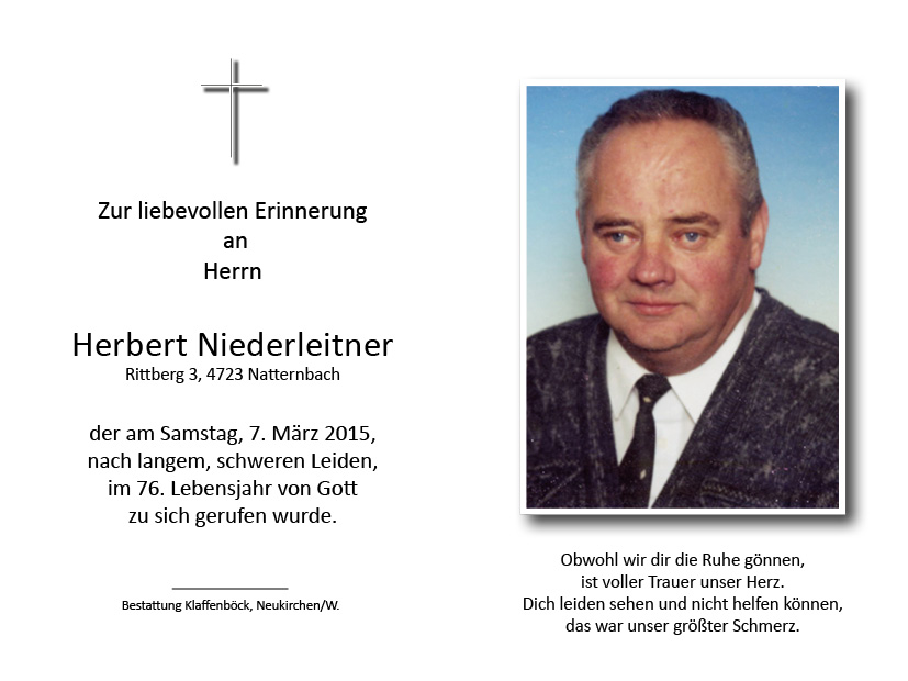 Herbert  Niederleitner