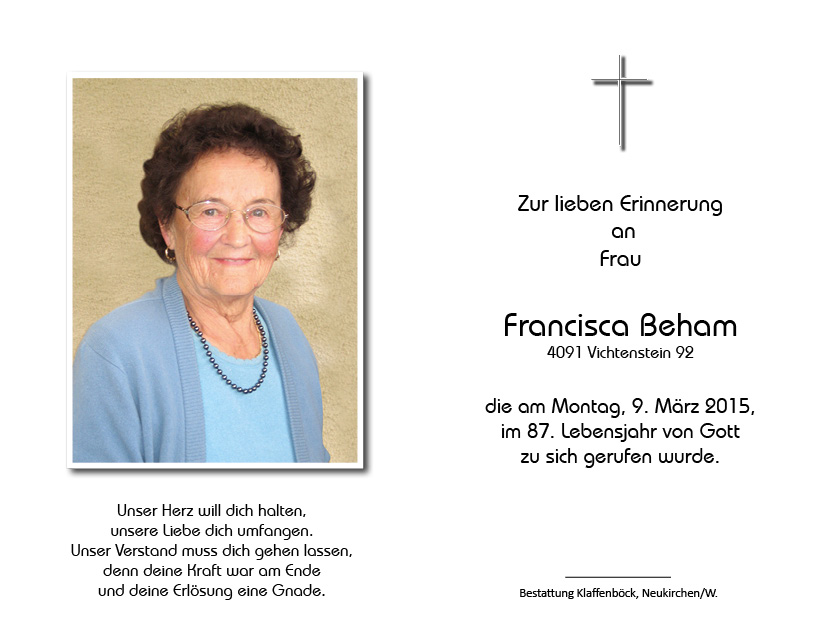 Francisca  Beham