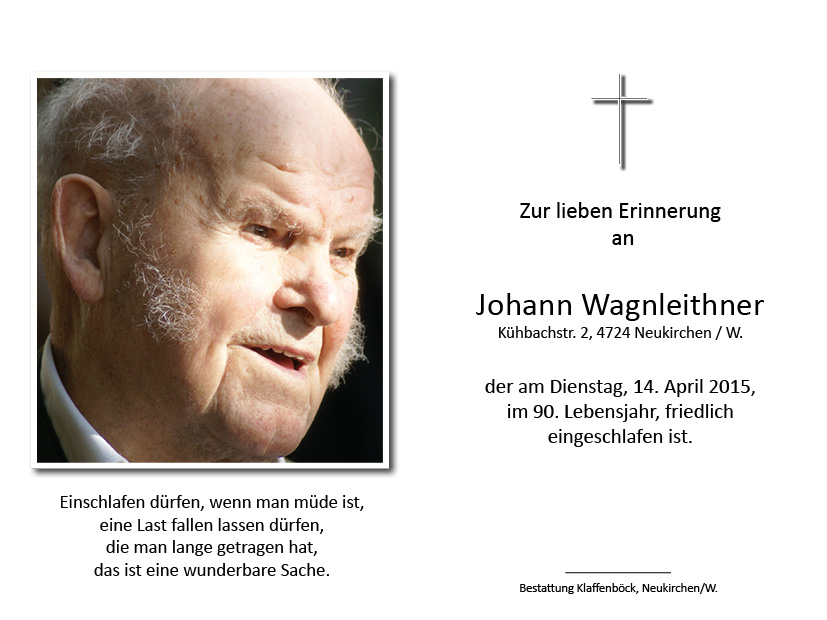 Johann  Wagnleithner