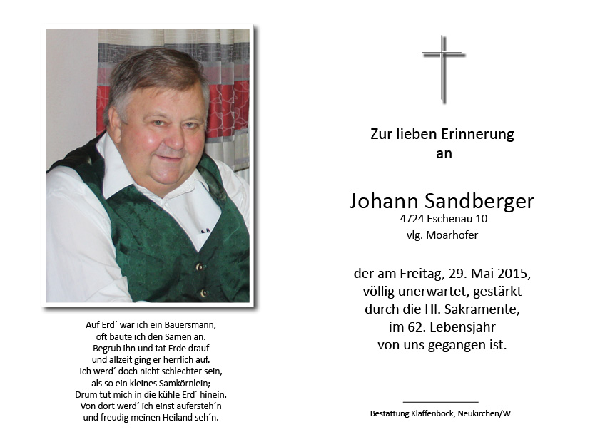 Johann  Sandberger