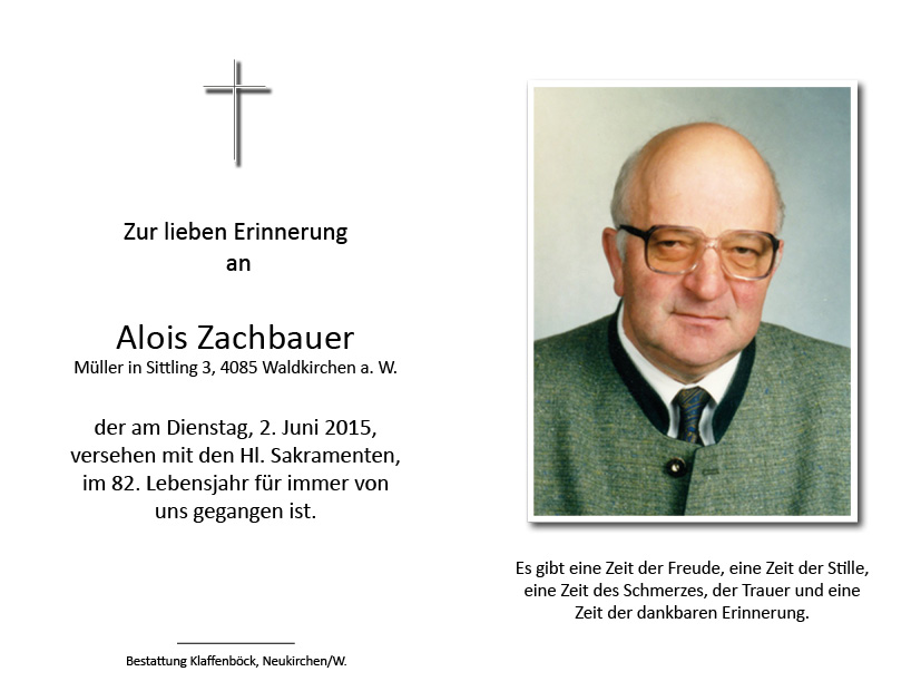 Alois  Zachbauer