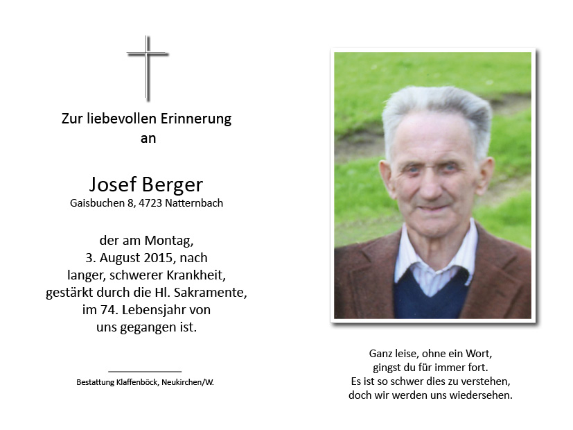 Josef  Berger