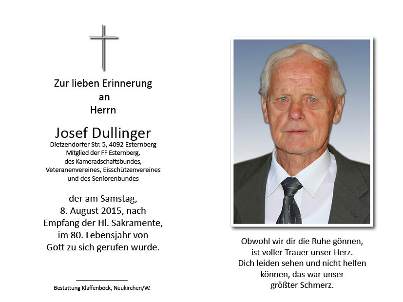 Josef  Dullinger