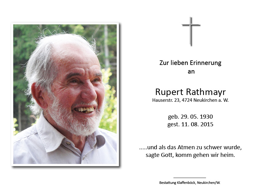 Rupert  Rathmayr