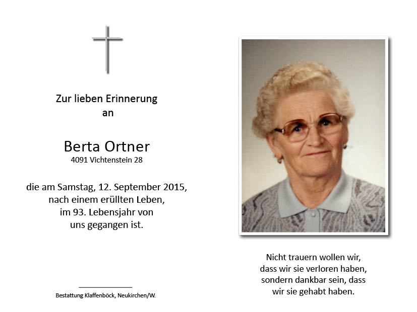 Berta  Ortner