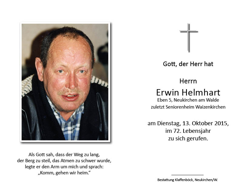 Erwin  Helmhart
