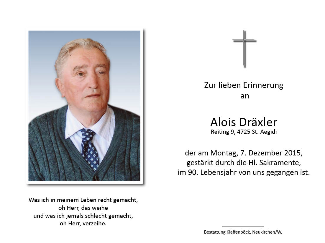 Alois  Dräxler