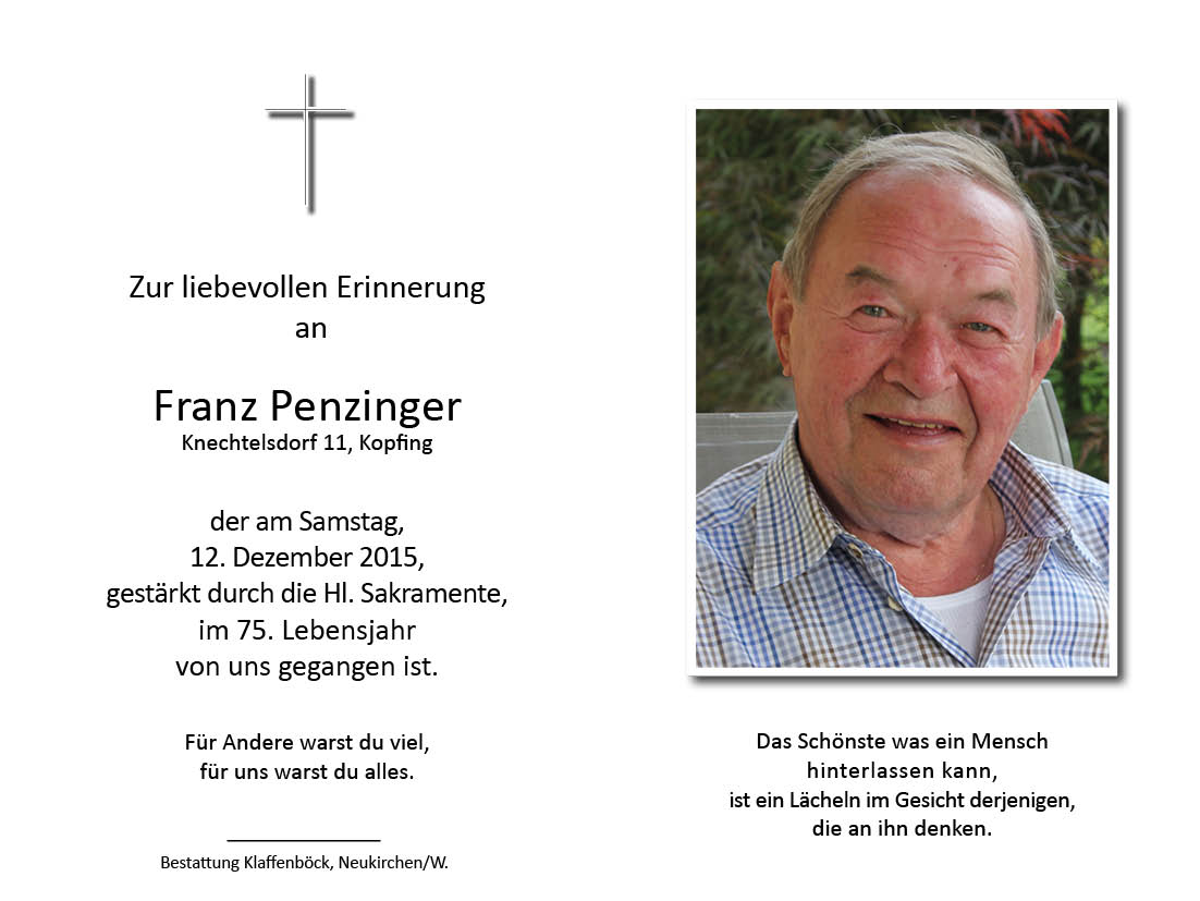 Franz  Penzinger