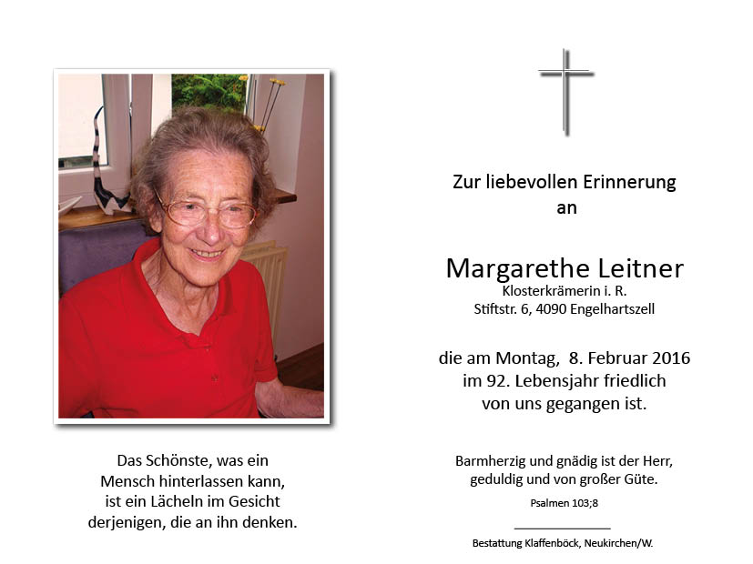 Margaretha  Leitner