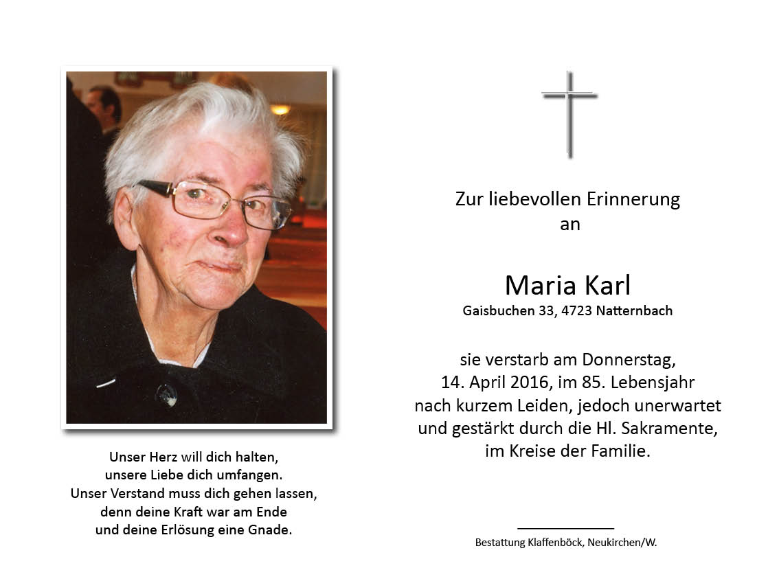 Maria  Karl
