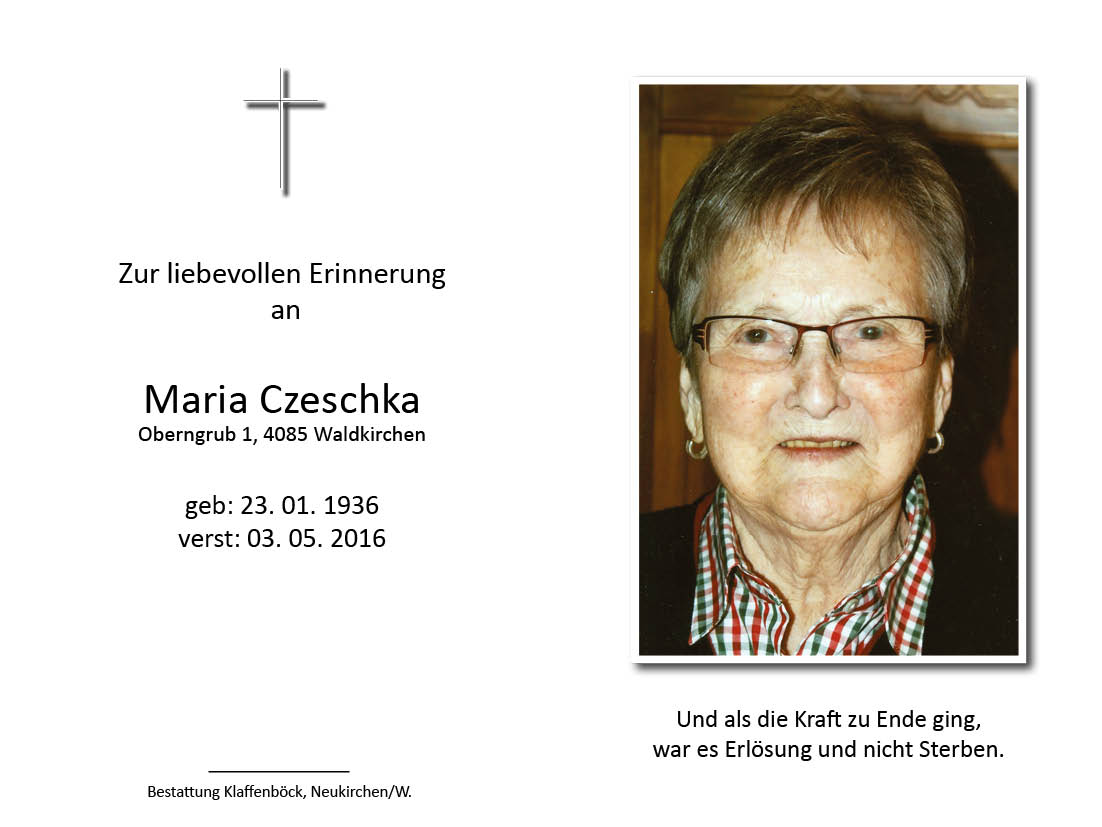 Maria  Czeschka