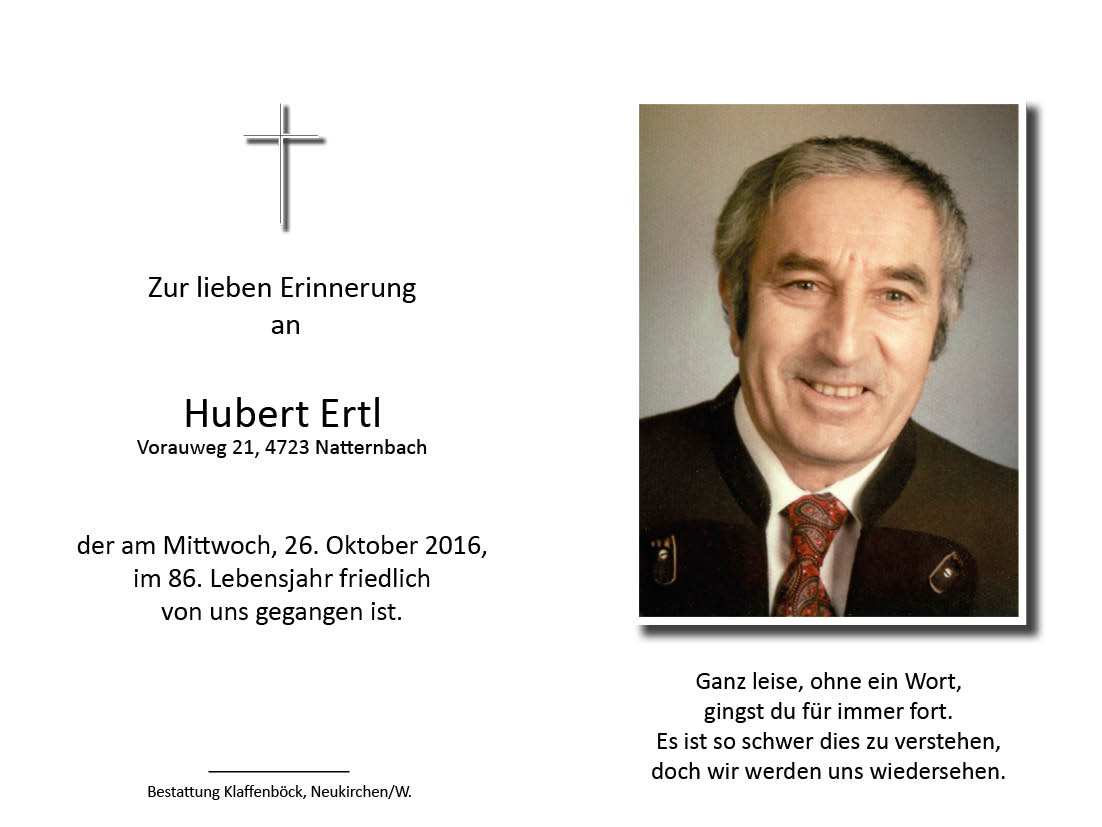 Hubert  Ertl