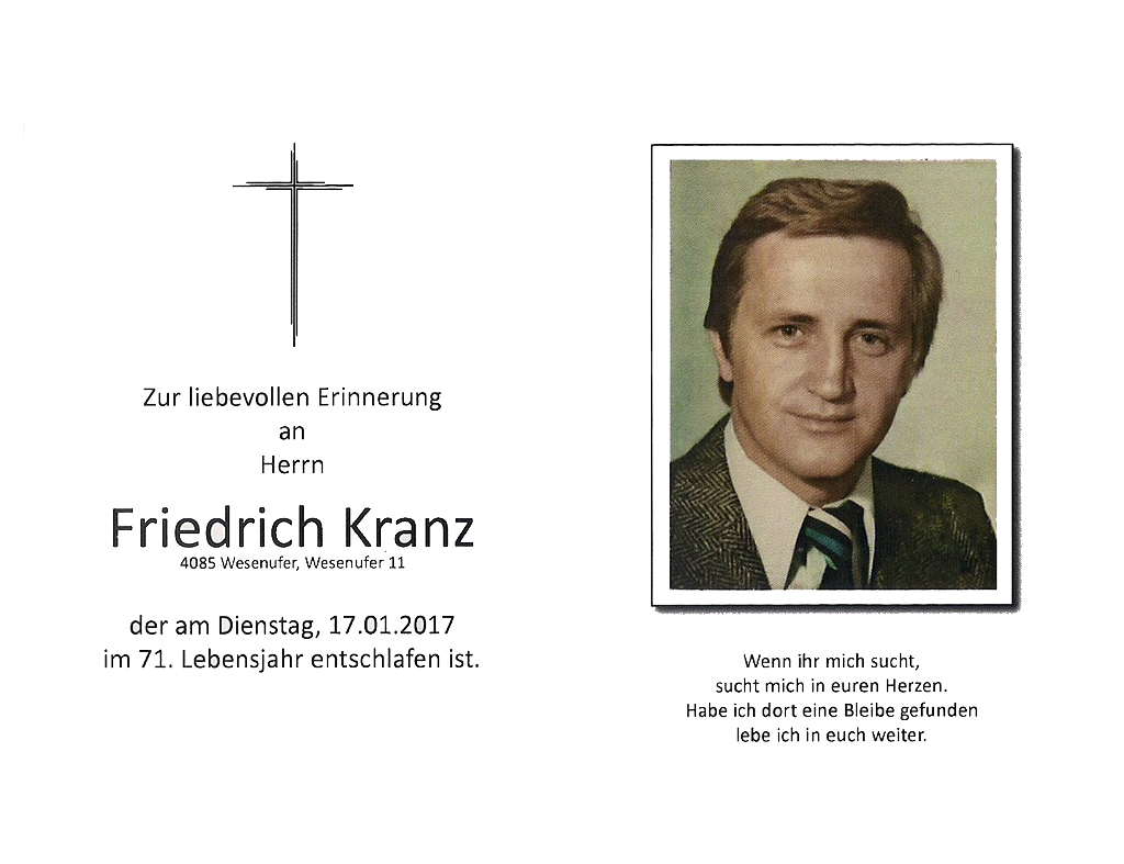 Friedrich  Kranz