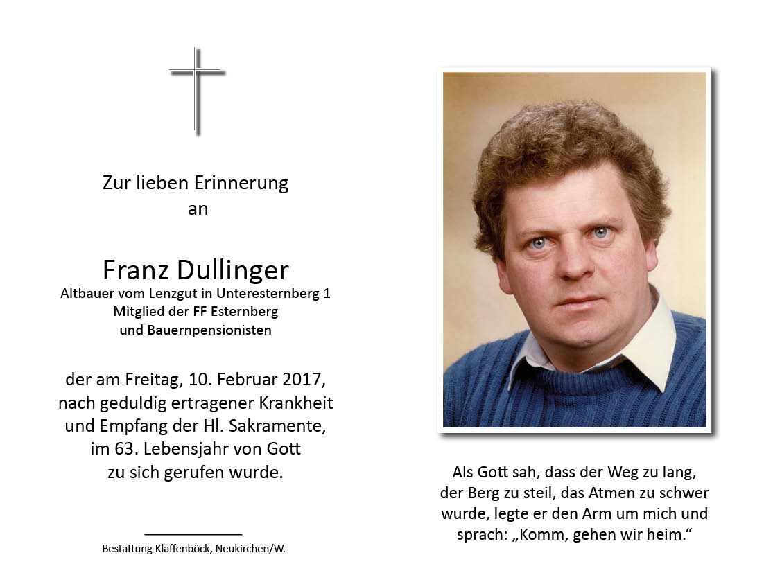 Franz  Dullinger