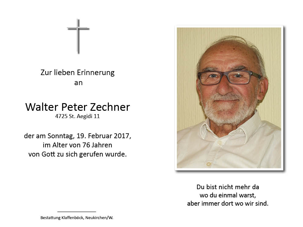 Peter  Zechner