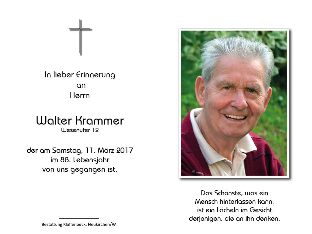 Walter  Krammer