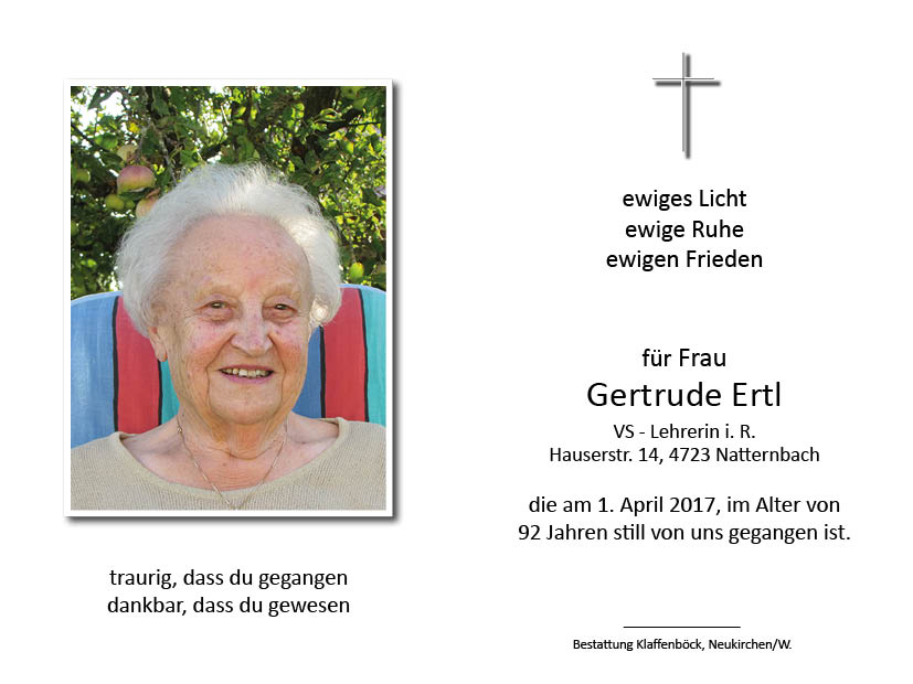 Gertrude  Ertl