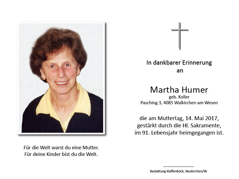 Martha  Humer