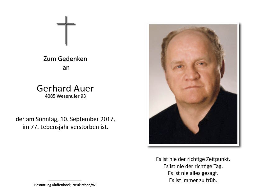 Gerhard  Auer