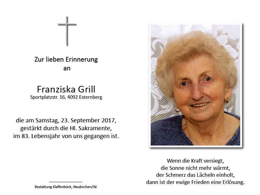 Franziska  Grill