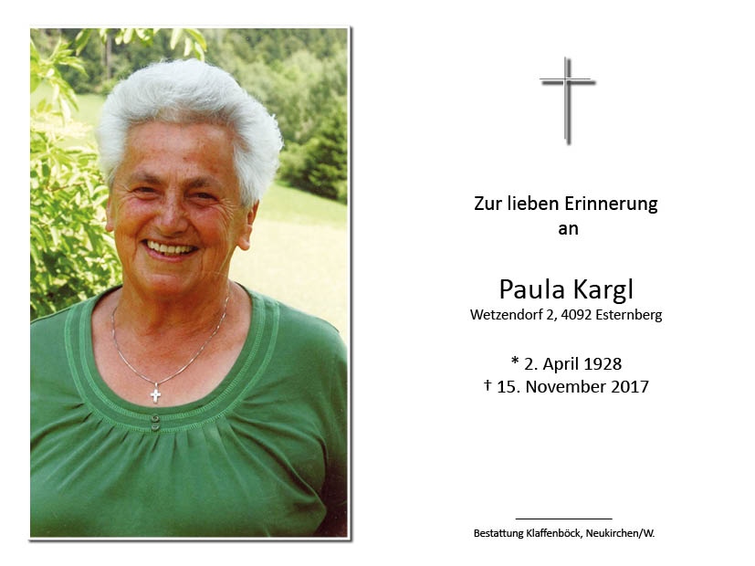 Paula  Kargl