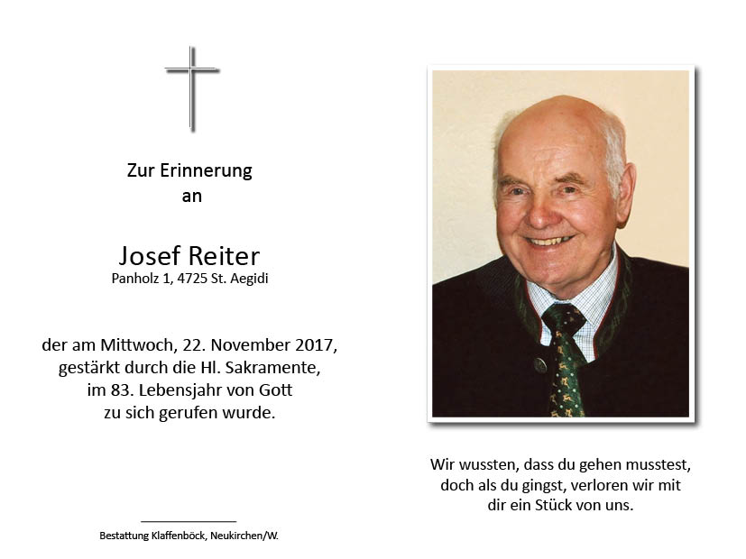 Josef  Reiter