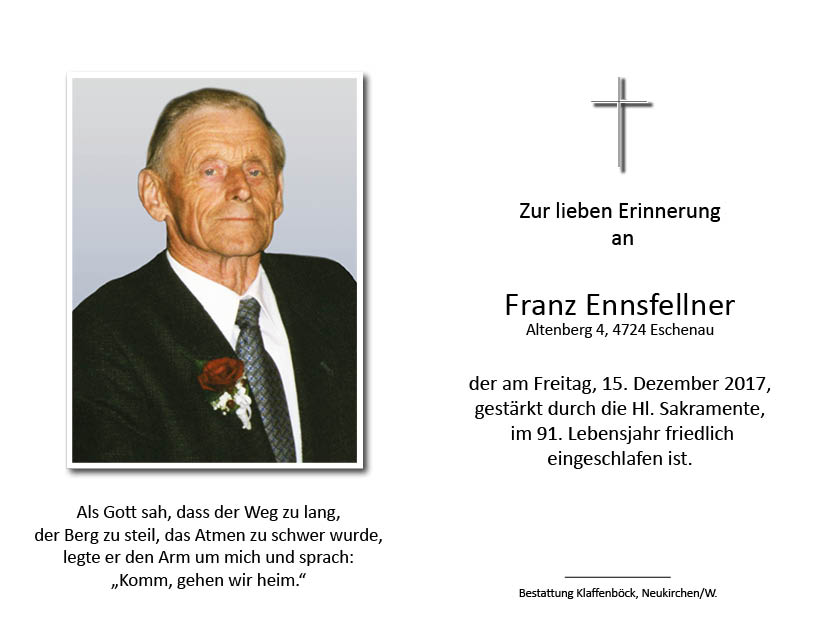 Franz  Ennsfellner