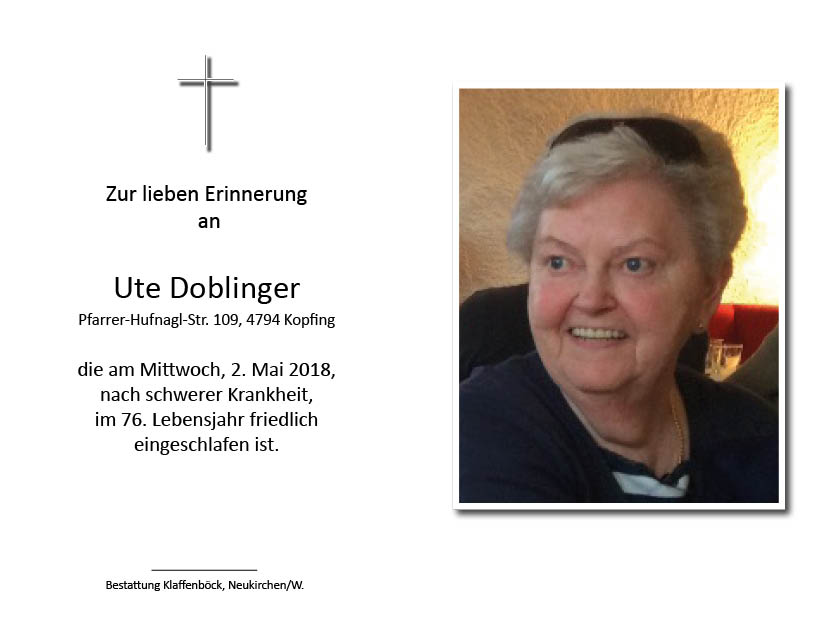 Ute  Doblinger