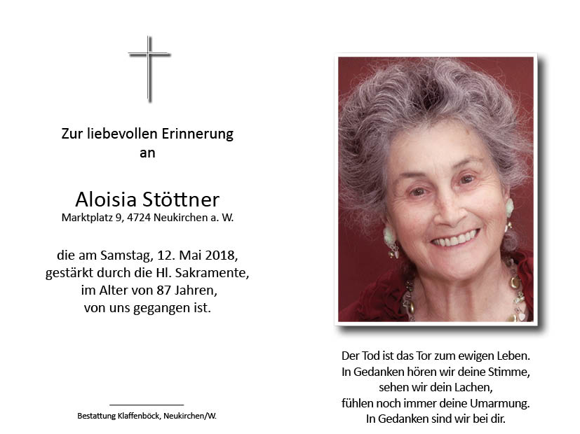 Aloisia  Stöttner