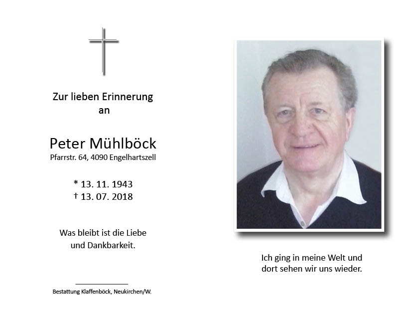Peter  Mühlböck