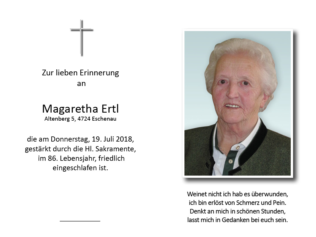 Margaretha  Ertl