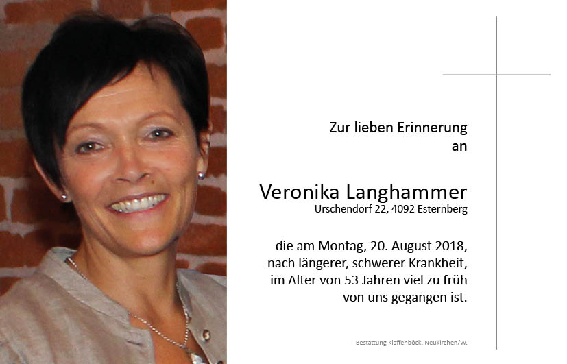 Veronika  Langhammer
