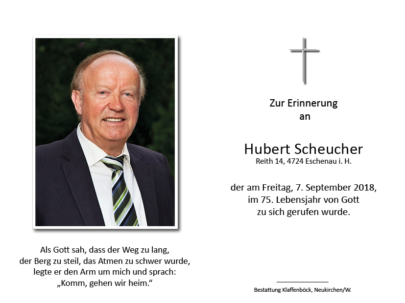 Hubert  Scheucher