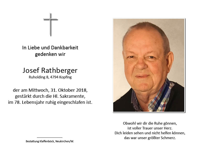 Josef  Rathberger