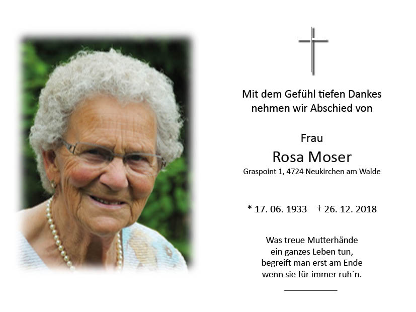 Rosa  Moser