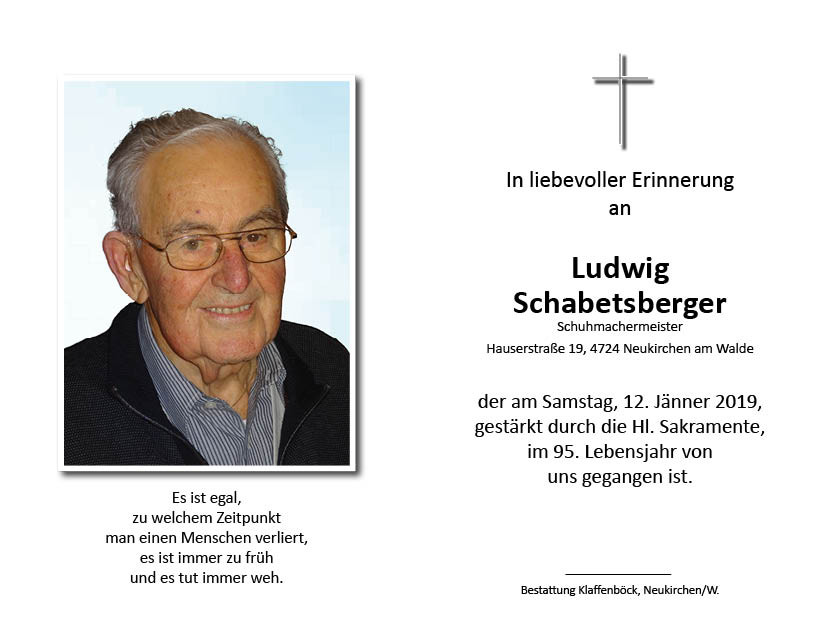 Ludwig  Schabetsberger