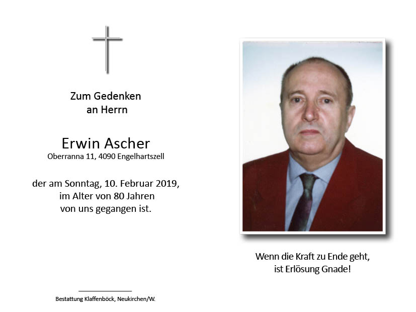 Erwin  Ascher