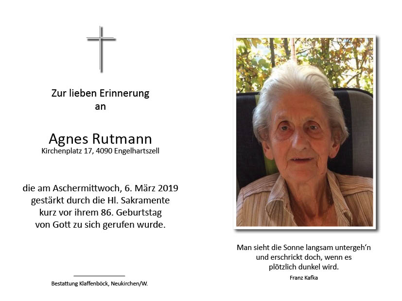 Agnes  Rutmann